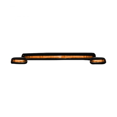 Recon 07-13 SILVERADO/SIERRA 2500/3500 CAB ROOF LIGHTS AMBER LENS BLACK BASE 264156AM